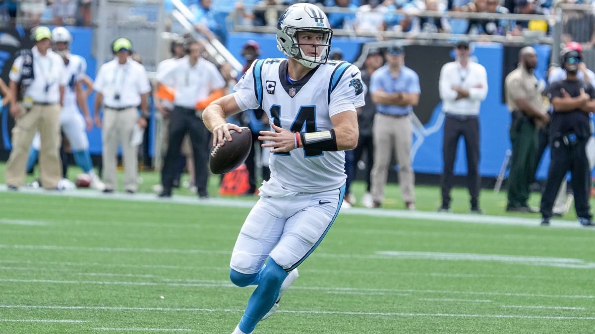 Carolina Panthers quarterback Sam Darnold