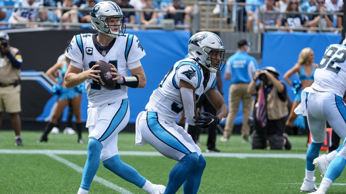 Carolina Panthers quarterback Sam Darnold