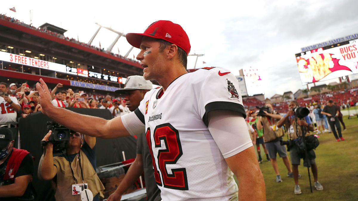 Tampa Bay Buccaneers quarterback Tom Brady