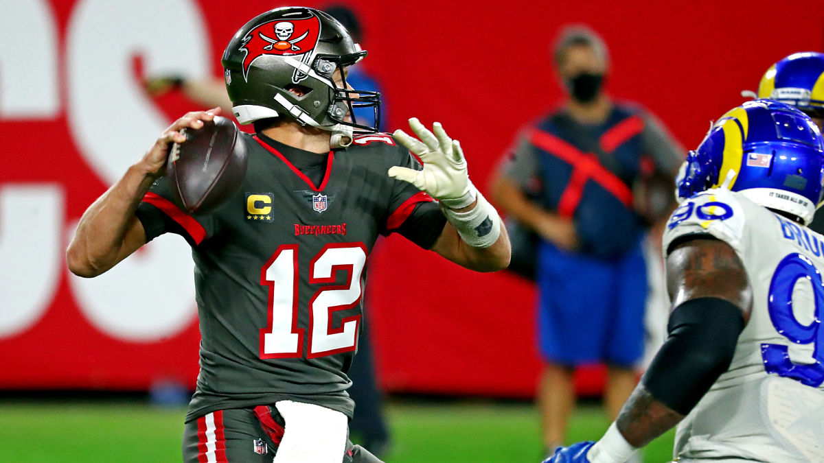 Tampa Bay Buccaneers quarterback Tom Brady