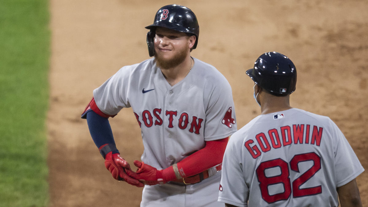 Boston Red Sox center fielder Alex Verdugo