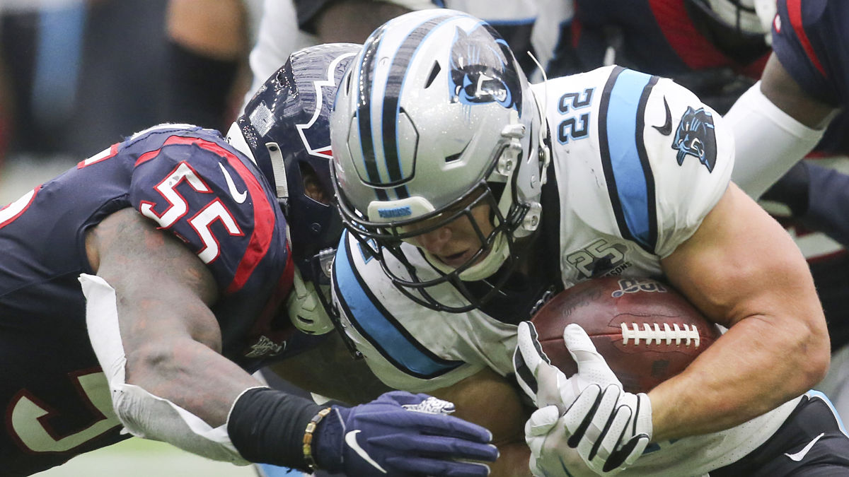 Carolina Panthers running back Christian McCaffrey