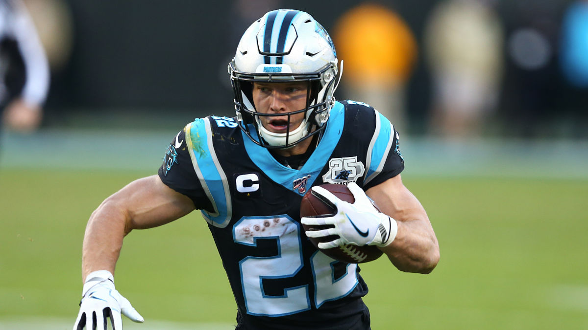 Carolina Panthers running back Christian McCaffrey