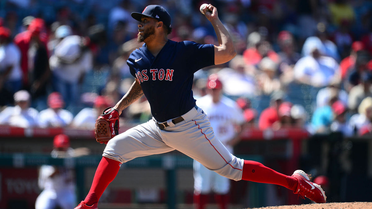 Boston Red Sox relief pitcher Darwinzon Hernandez