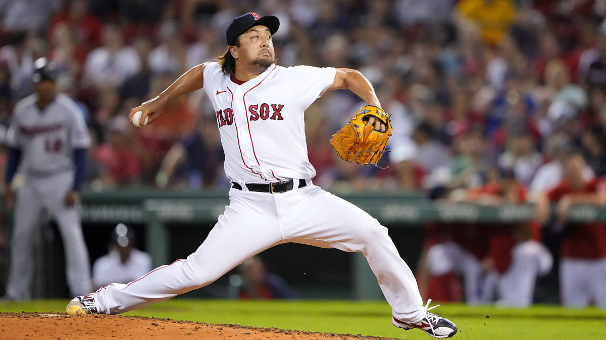 Boston Red Sox pitcher Hirokazu Sawamura