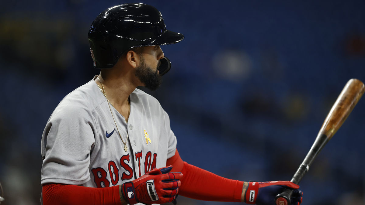 Boston Red Sox infielder Jack Lopez
