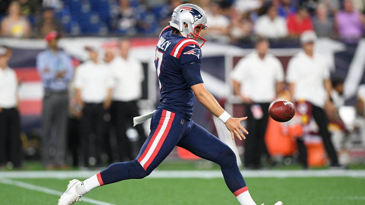 New England Patriots punter Jake Bailey