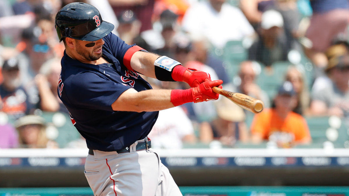 Boston Red Sox catcher Kevin Plawecki