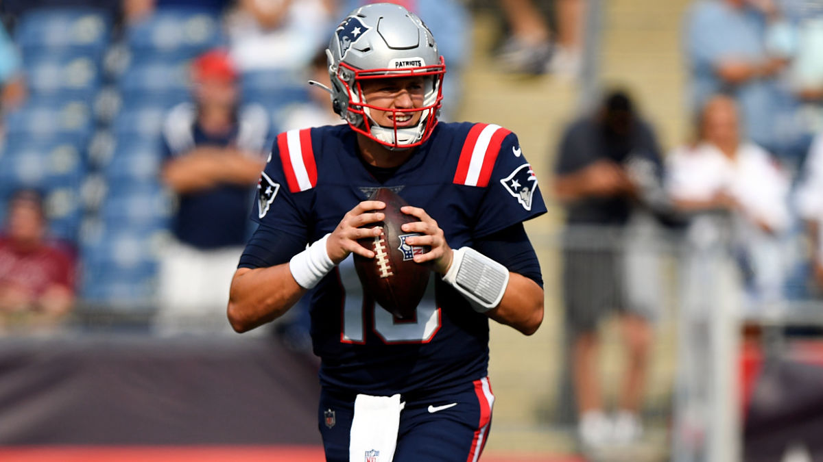 New England Patriots quarterback Mac Jones