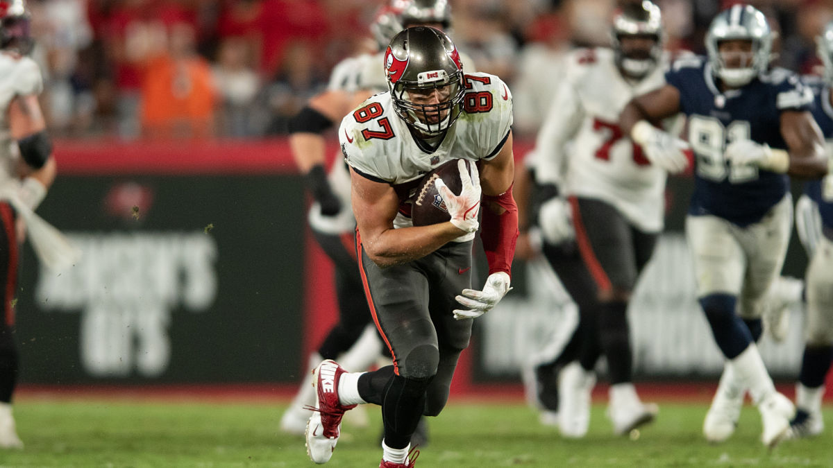 Tampa Bay Buccaneers tight end Rob Gronkowski