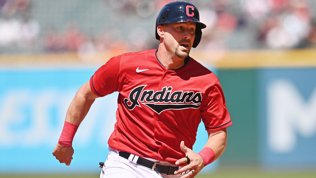 Cleveland Indians catcher Ryan Lavarnway