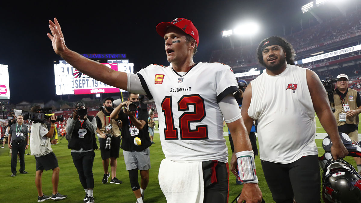 Tampa Bay Buccaneers quarterback Tom Brady