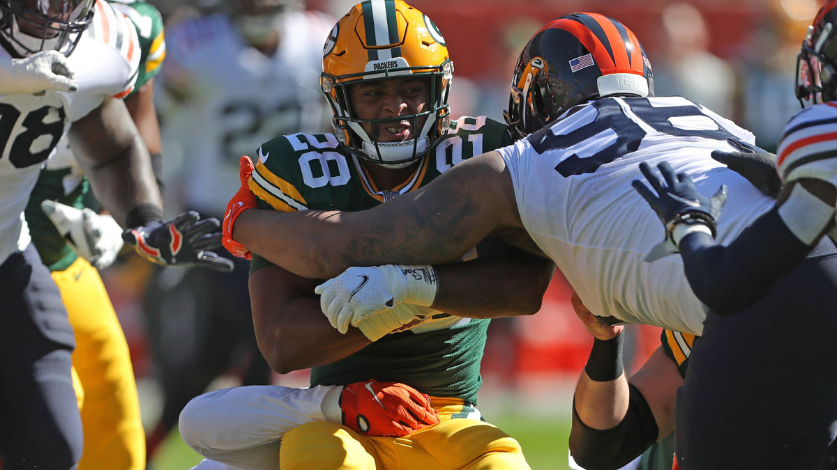 Green Bay Packers running back AJ Dillon