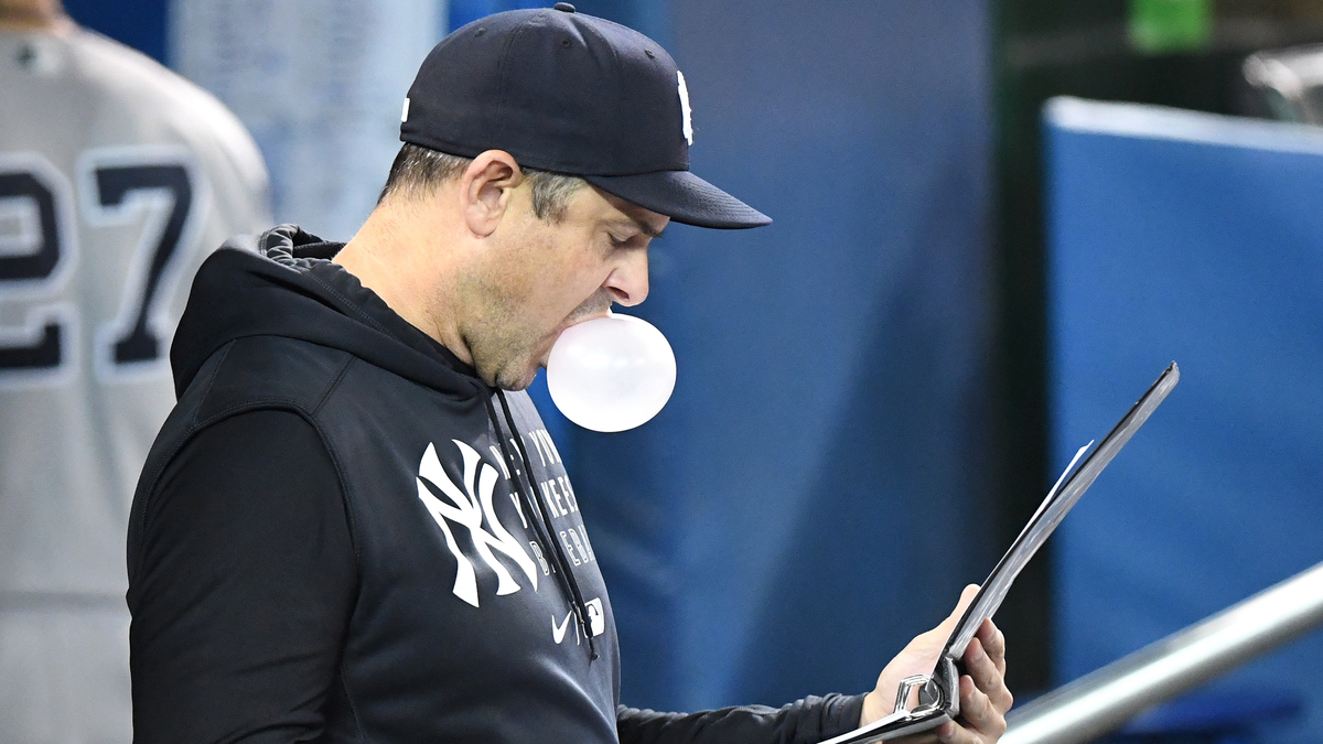 New York Yankees manager Aaron Boone
