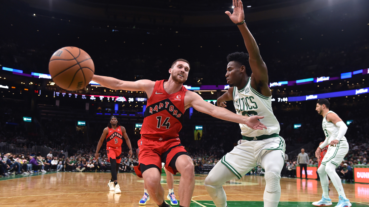 Boston Celtics forward Aaron Nesmith