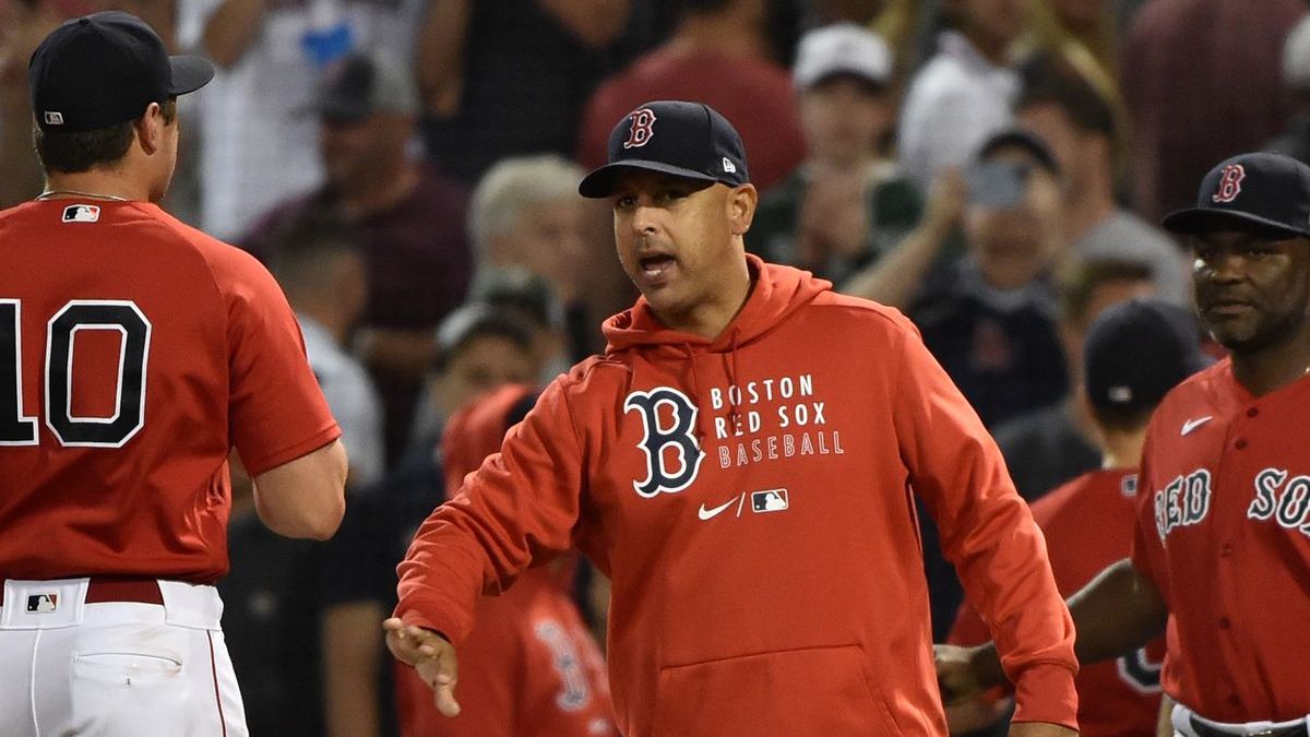 Boston Red Sox manager Alex Cora