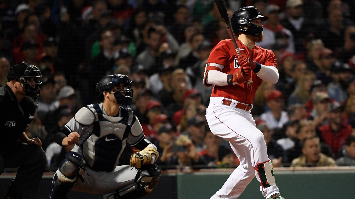 Boston Red Sox left fielder Alex Verdugo