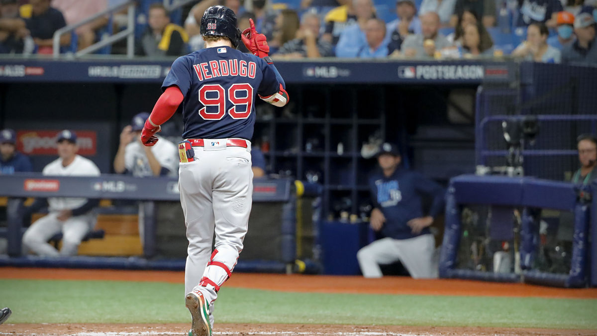 Boston Red Sox outfielder Alex Verdugo