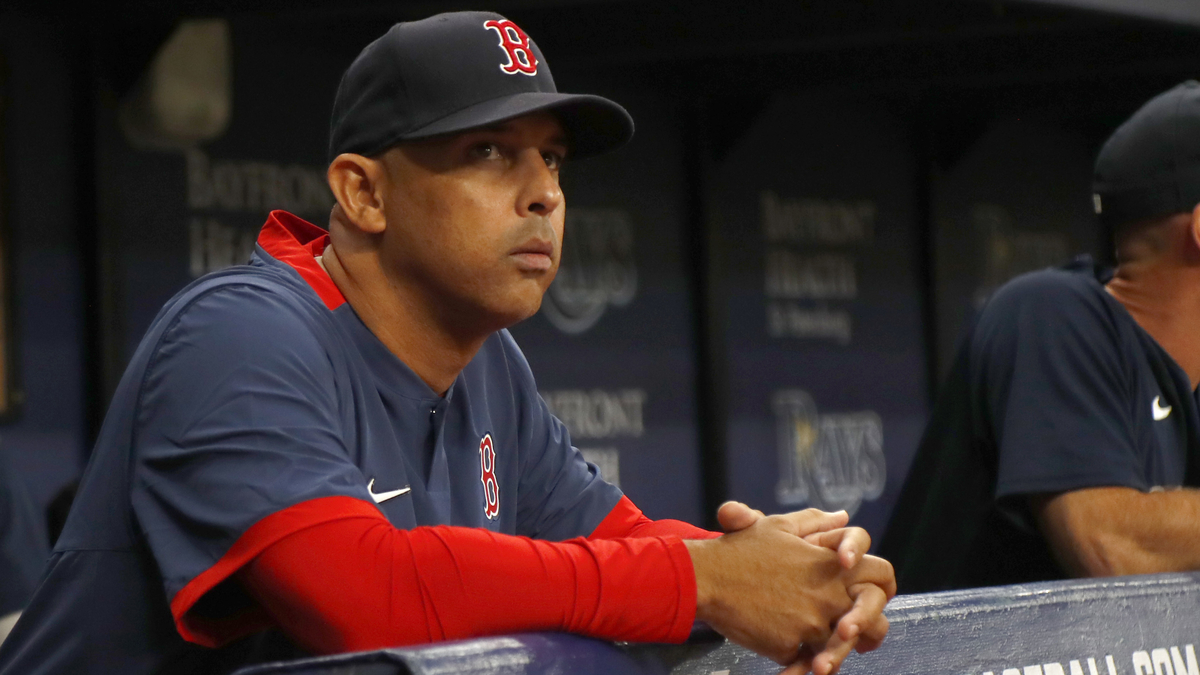 Boston Red Sox manager Alex Cora