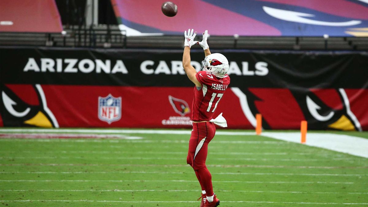 Arizona Cardinals wide receiver Andy Isabella