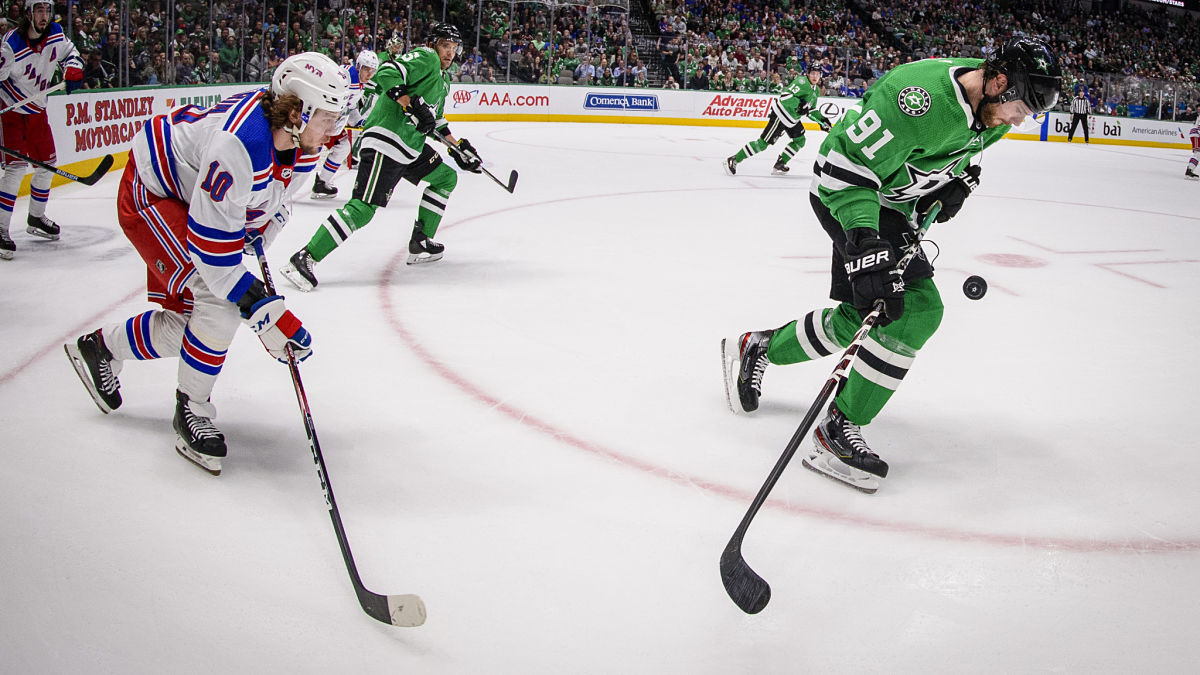 New York Rangers left wing Artemi Panarin and Dallas Stars center Tyler Seguin