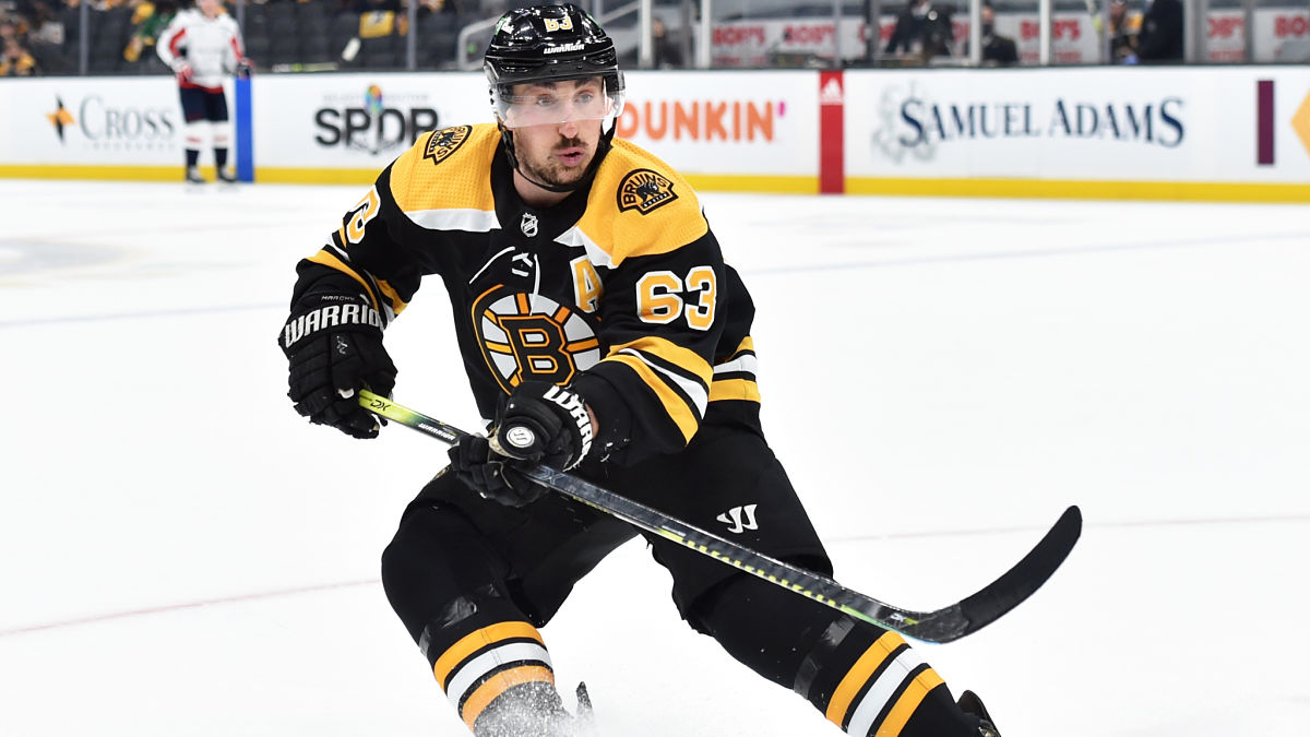 Boston Bruins left wing Brad Marchand