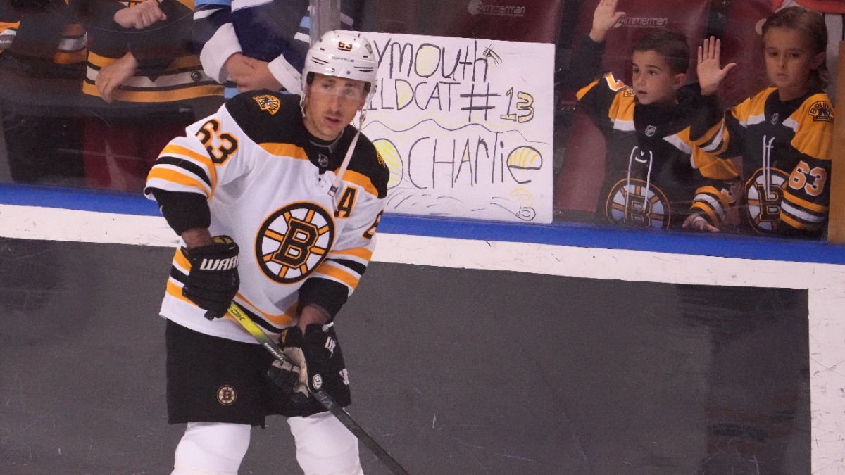 Boston Bruins left-winger Brad Marchand