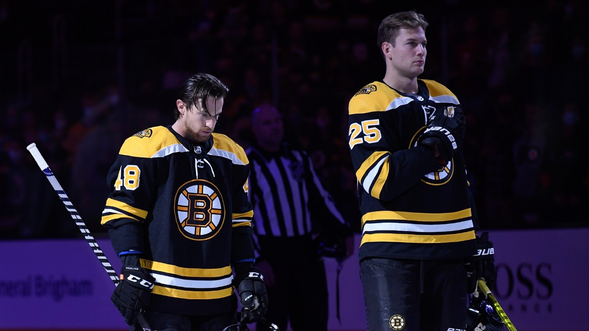 Boston Bruins Defenseman Brand Carlo