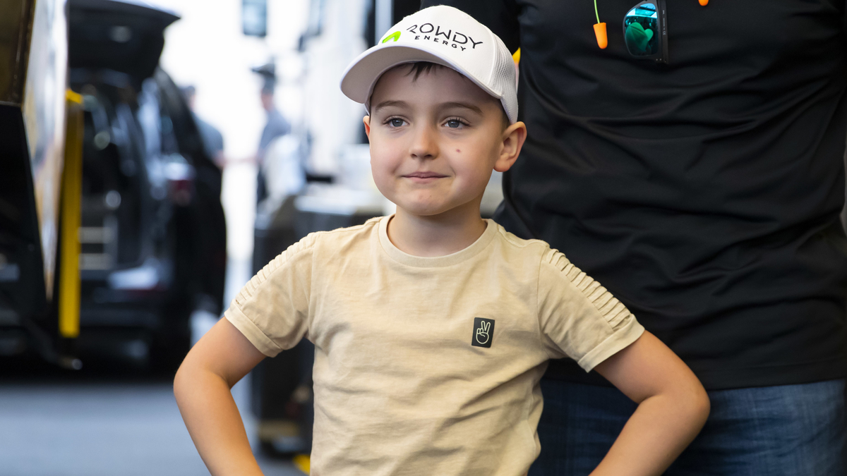 Kyle Busch's son, Brexton Busch