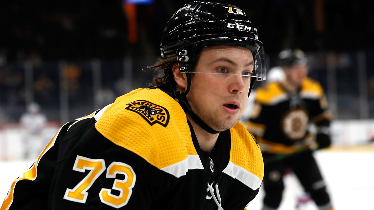 Boston Bruins defenseman Charlie McAvoy