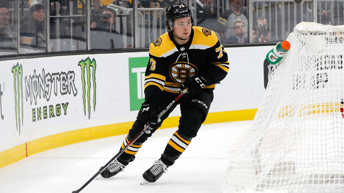 Boston Bruins defenseman Charlie McAvoy