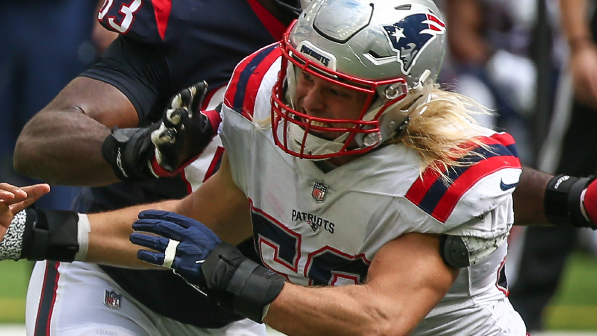 New England Patriots defensive end Chase Winovich