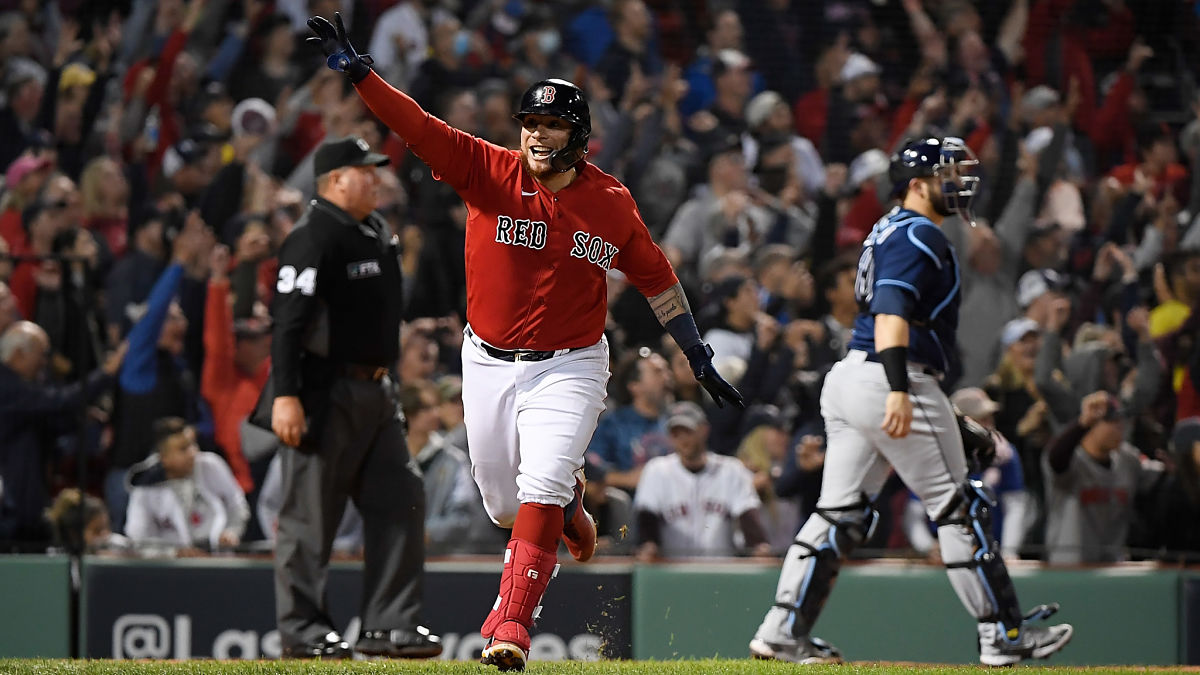 Boston Red Sox catcher Christian Vázquez