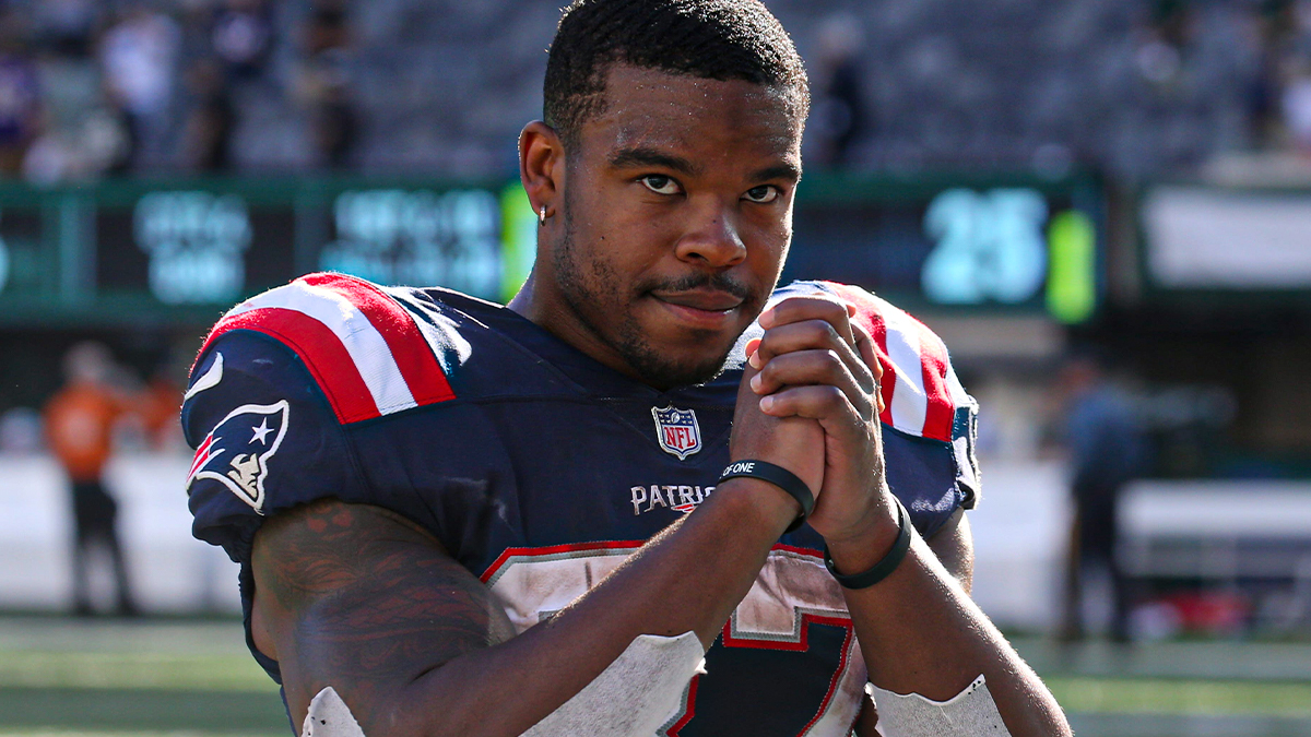 New England Patriots running back Damien Harris
