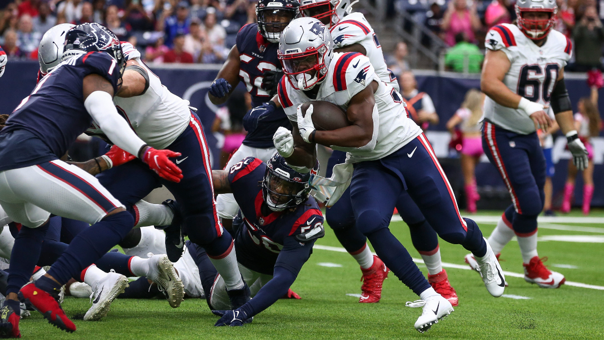 New England Patriots running back Damien Harris