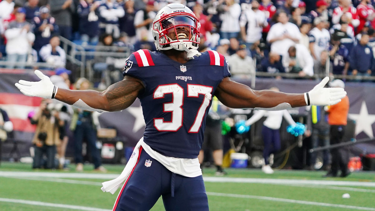 New England Patriots running back Damien Harris
