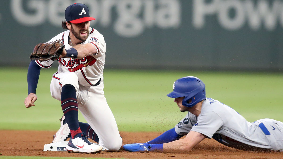 Atlanta Braves shortstop Dansby Swanson and Los Angeles Dodgers second baseman Trea Turner