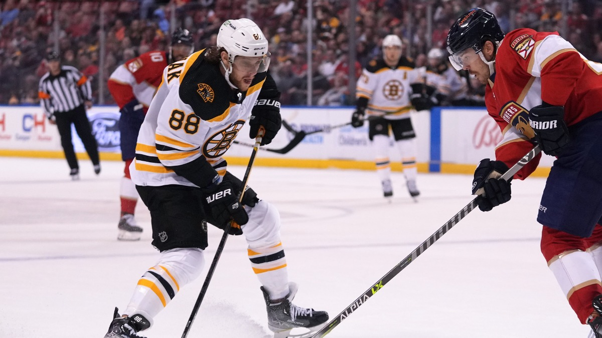 Boston Bruins Right Winger David Pastrnak