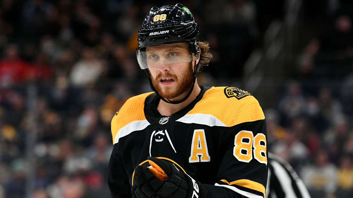 Boston Bruins forward David Pastrnak