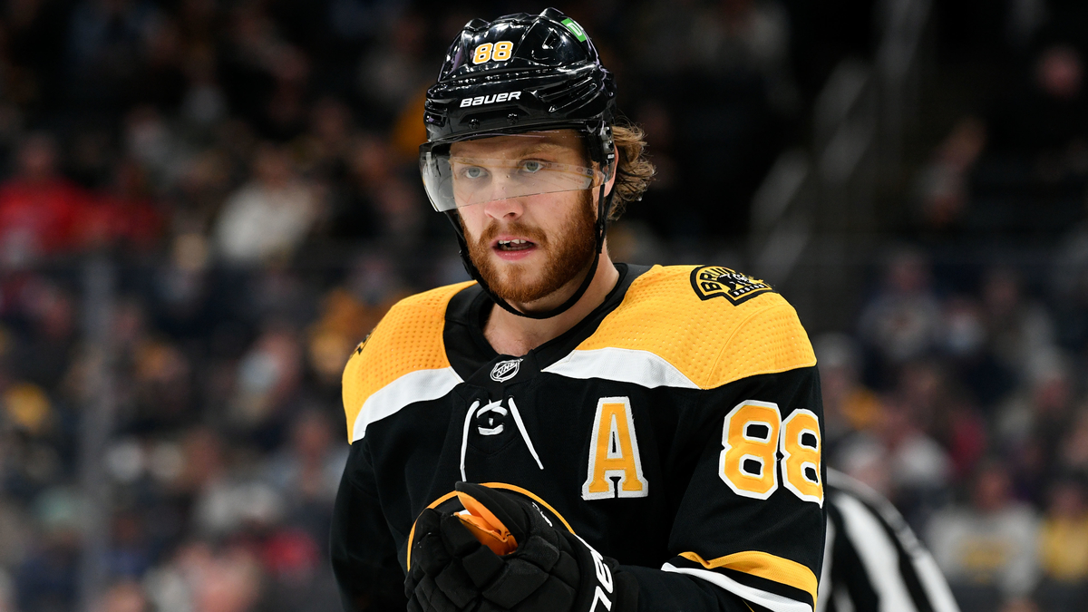 Boston Bruins winger David Pastrnak