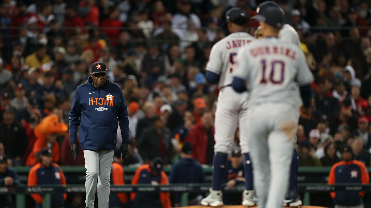 Houston Astros manager Dusty Baker