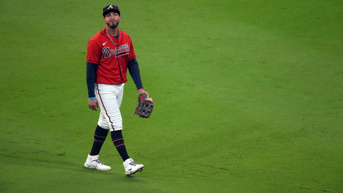 Atlanta Braves left fielder Eddie Rosario