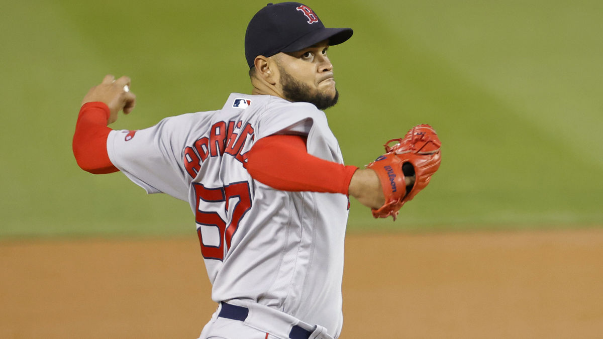 Boston Red Sox pitcher Eduardo Rodríguez