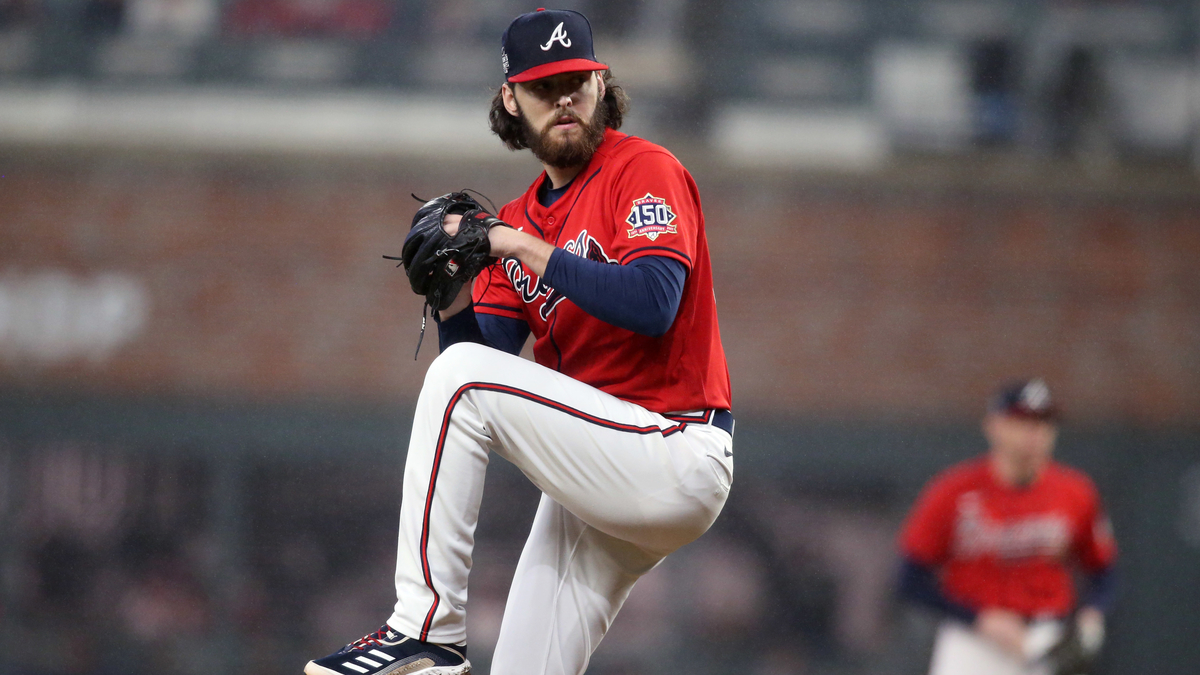 Atlanta Braves pitcher Ian Anderson