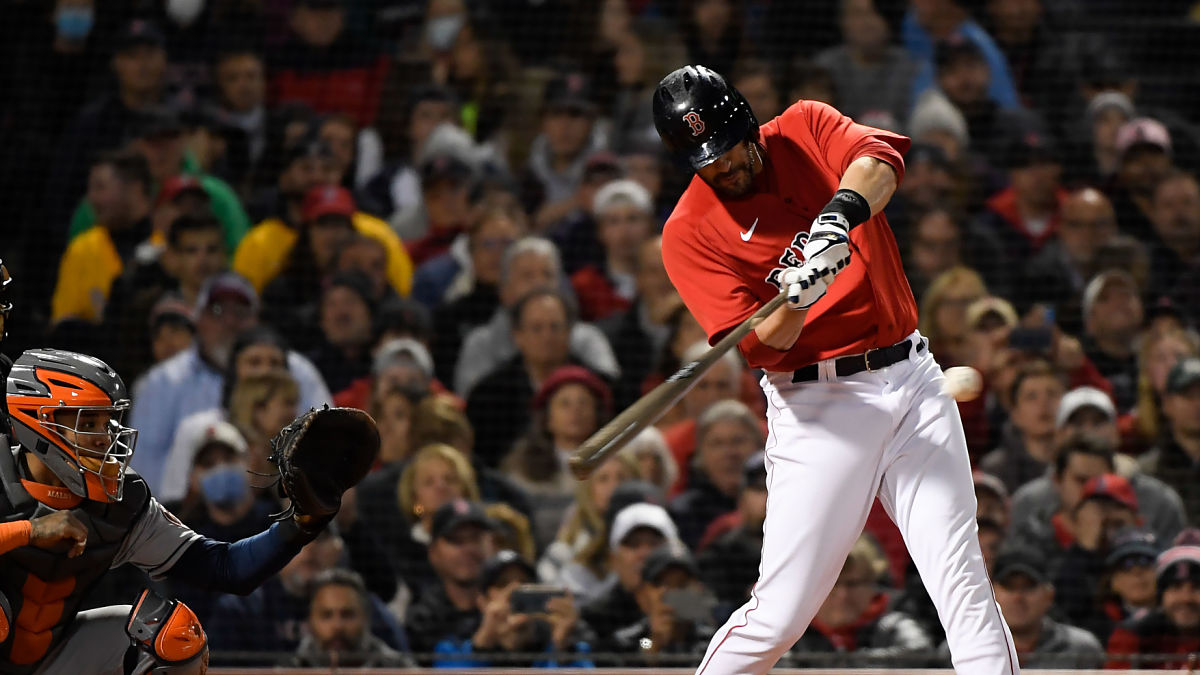 Boston Red Sox designated hitter J.D. Martinez