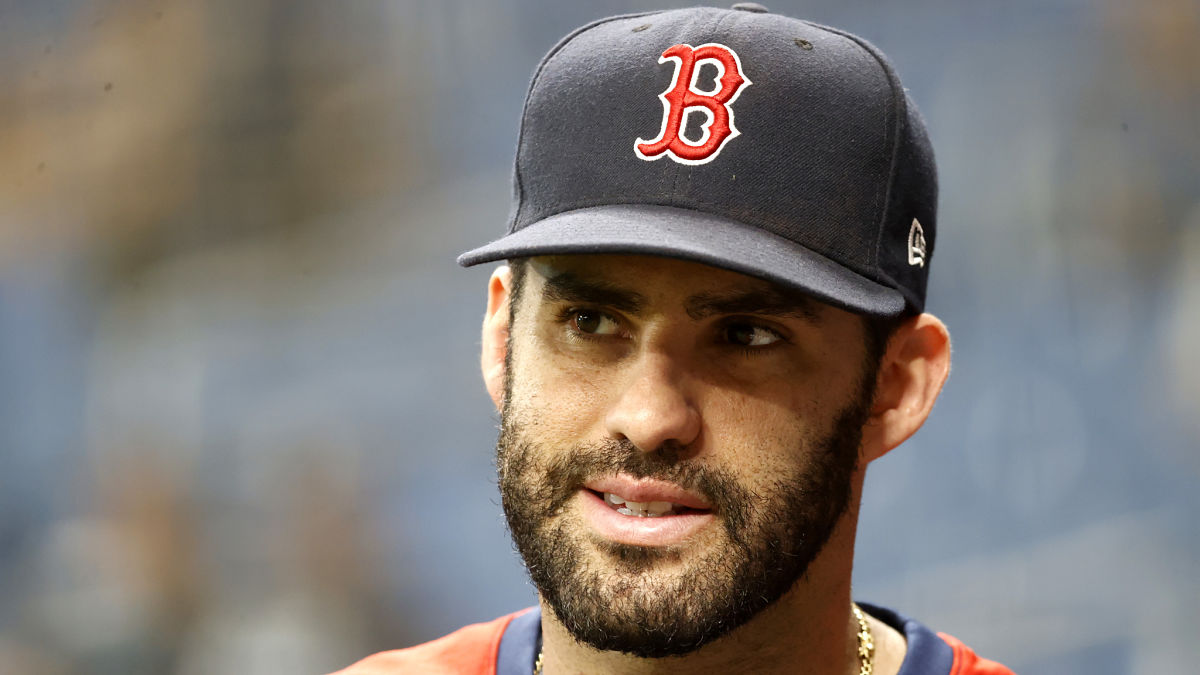 Boston Red Sox left fielder J.D. Martinez