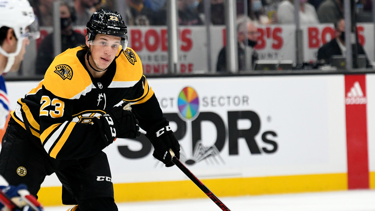 Boston Bruins center Jack Studnicka