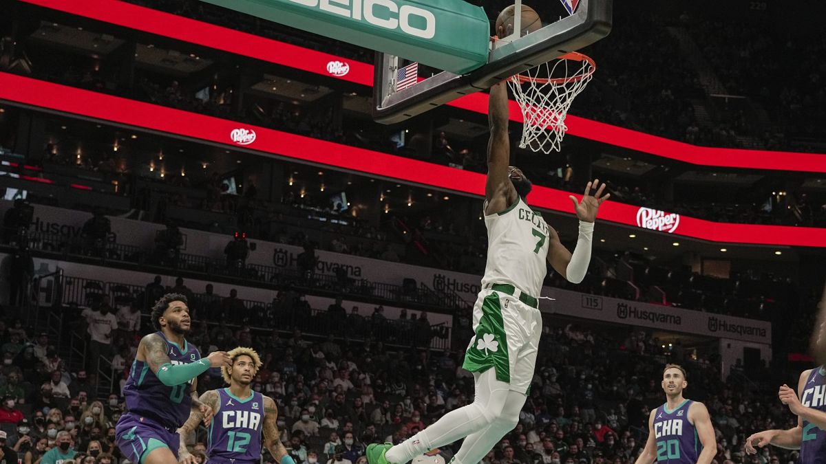 Boston Celtics guard Jaylen Brown
