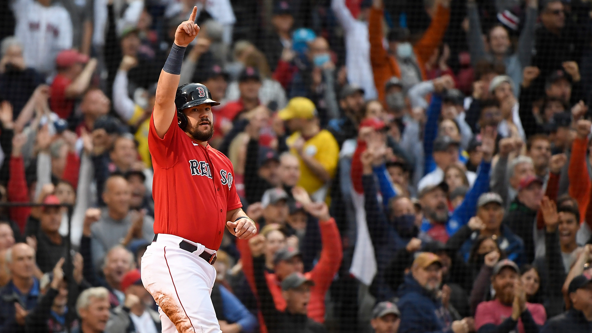 Boston Red Sox first baseman Kyle Schwarber