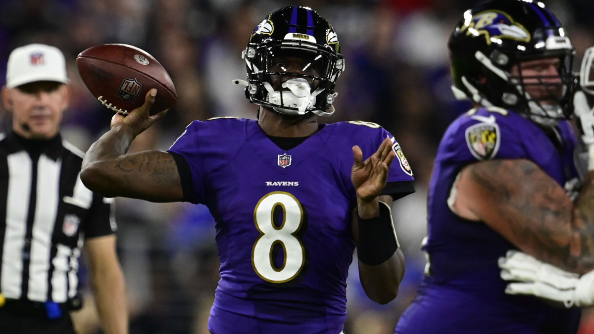 Baltimore Ravens quarterback Lamar Jackson